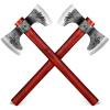 NEDFOSS Thor Throwing Axe, 2 Pack 16" Throwing Axes with 1065 High Carbon Steel & Beech Wood Handle, Perfect for Axe Throwing Game for Backyard, Competition and Recreation, Tomahawk Axe Gifts for Men view 1