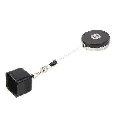 Glomora Snooker Pool Cue Chalk Holder, Retractable Snooker Practical Tool with Belt Clip for Billiards Chalk Tip Holder