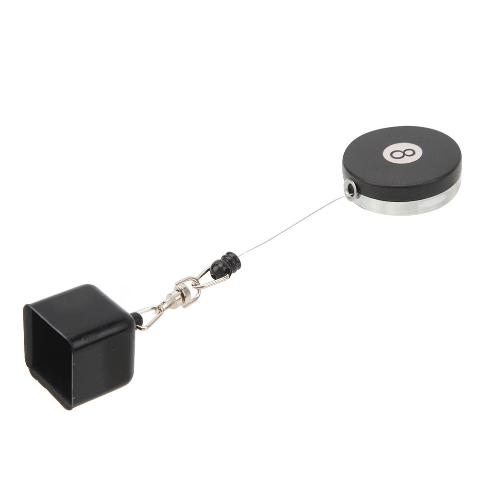 Glomora Snooker Pool Cue Chalk Holder, Retractable Snooker Practical Tool with Belt Clip for Billiards Chalk Tip Holder