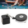 Glomora Snooker Pool Cue Chalk Holder, Retractable Snooker Practical Tool with Belt Clip for Billiards Chalk Tip Holder view 4