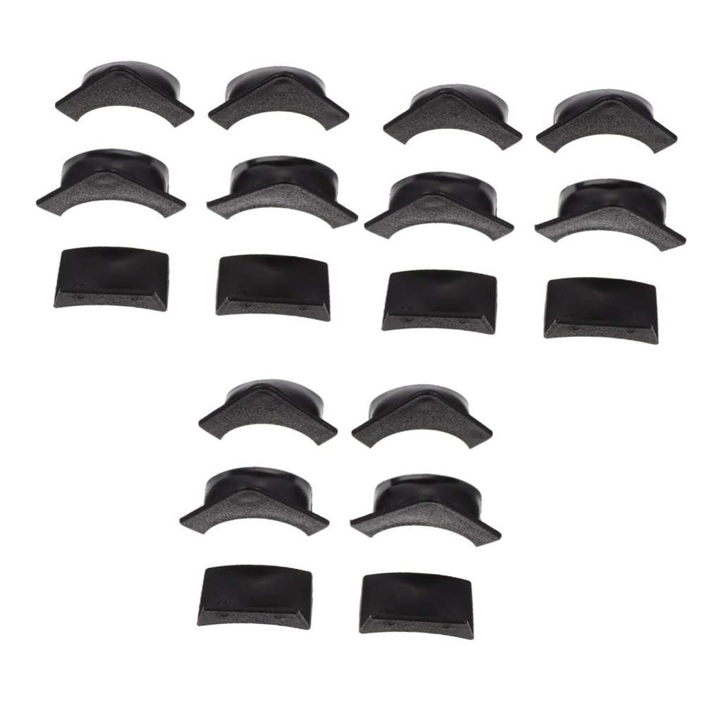 Yardwe 6sets Billiard Pocket Liners Plastic Pool Table Liners for Corner and Side Pockets Easy to Install Black Total for Enhanced Billiard Experience