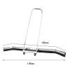 HEARSO Court Water Pusher, Easy to Assemble Tennis Court Squeegee Rain Shuttle Broom Stainless Steel, Suitable for Basketball Courts, Tennis Courts, Wooden Floors view 2