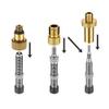 BE-TOOL 24 Pcs Bicycle Valves Adaptor Kit Bike Tube Pump Needle Nozzle Adapter Car Pump Portable for Balloons Basketballs Bicycle Tires Inflatable Toys view 4