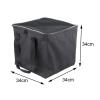 Aosekaa Tennis Ball Cart Bag Tennis Ball Holder Compact Black Heavy Duty Storage Carrying Ball Tote Tennis Ball Basket for Teaching view 4
