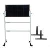 DonHeK Ping Pong Return Board,Angle Adjusted Table Tennis Rebound Board,Strong Steel Frame and Wheels with 8 Black Rubbers for Home Gym Indoor Outdoor view 1