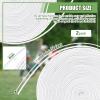 2 Pcs 92ft 4mm Lacrosse Goal Net Lacing Cord Durable Lacing Rope Goal Net for Youth Collegiate, Easy Installation for Backyard, Garden, Playground, Soccer Goals Replacement Frame Not Included(White) view 3