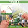 2 Pcs 92ft 4mm Lacrosse Goal Net Lacing Cord Durable Lacing Rope Goal Net for Youth Collegiate, Easy Installation for Backyard, Garden, Playground, Soccer Goals Replacement Frame Not Included(White) view 4