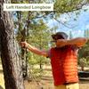 Black Hunter Takedown Longbow, GLURAK 60" Wooden Archery Bow Hunting Bow - Left Hand Longbow for Beginner Training Practice, 40lb view 4