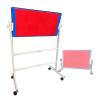 DonHeK Ping Pong Return Board with 8 Red Rubbers,Angle Adjustable Table Tennis Rebounder,Rebound Self Training Equipment for Home Gym Indoor Outdoor view 1