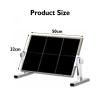 Desktop Table Tennis Rebound Board,Angle Adjusted Ping Pong Return Board,Strong Steel Frame and Wheels with 6 Black Rubbers for Home Gym Outdoor view 2