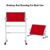 DonHeK Portable Table Tennis Rebound with 8 Red Rubbers,Angle Adjusted Ping Pong Return Board for Home Gym Community Game Rooms Easy to Install, 78456 view 3
