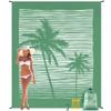 AISPARKY Beach Blanket Waterproof Sandproof Quick Drying Beach Mat Extra Large Outdoor Picnic Blanket for Travel Camping Hiking