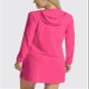 Willit UPF 50+ Women's Swim Cover Up Sun Protection Beach Swimwear Bathing Suit Long Hoodie Jacket SPF Rose Red XXL view 2