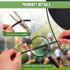 2 Pcs 92ft 4mm Lacrosse Goal Net Lacing Cord Durable Lacing Rope Goal Net for Youth Collegiate, Easy Installation for Backyard, Garden, Playground, Soccer Goals Replacement Frame Not Included(Black) view 4
