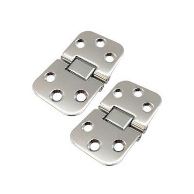2pcs Stainless Steel Boat Hinges,316 Stainless Steel Hinges Marine Grade 2.75" x 1.61" Heavy Duty Boat Hatch Hinge (70 mm X 41 mm),Marine Hatch Hinge
