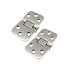 2pcs Stainless Steel Boat Hinges,316 Stainless Steel Hinges Marine Grade 2.75" x 1.61" Heavy Duty Boat Hatch Hinge (70 mm X 41 mm),Marine Hatch Hinge view 1