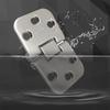 2pcs Stainless Steel Boat Hinges,316 Stainless Steel Hinges Marine Grade 2.75" x 1.61" Heavy Duty Boat Hatch Hinge (70 mm X 41 mm),Marine Hatch Hinge view 4