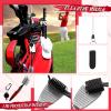 Syhood 21 Pcs Golf Cleaning Kit Accessories Gift for Christmas Golf Brush, Towel, Groove Sharpener, Divot Repair Tool, Ball Alignment Portable Tool for Men or Women(Red) view 3