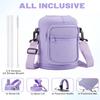 Half Gallon Water Bottle Insulated - 64 oz Water Bottle with Carrying Sleeve, Paracord Handle, Straw Spout Lid, Leak-proof Metal Hydro Water Jug for Workout Sport Hiking Gym, Purple Big Flask Thermo view 2