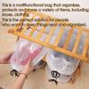 AKOAK 12 Pcs Shoe Bag Travel, Portable Shoe Bag Storage Organizer with Rope, Translucent Waterproof Shoe Bag Protector for Men and Women to Store Shoes at Home or While Traveling view 3