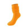 Bestgift Mid-length colorful socks warm stacked socks slouch socks saffron one size view 1