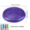 CurcKua Wobble Cushion 13.6in Yoga Balance Cushion PVC Inflatable Heavy Duty Wobble Disk Double-Sided Training Massaging Wobble Board with Pump Balance Pods Balance Board Sensory Cushion for Home Gym view 3