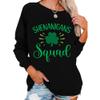 Fiogomis Shenanigans T Shirt Shenanigans Squad T Shirt St Patricks Day Shirt Women Funny Irish Green Long Sleeve Shirt Costume St. Patrick's Day Sweatshirt Shenanigans Squad Shirt Shamrock view 1