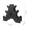 Kisangel Dumbbell Rack 3-Tier Plastic Weight Storage Stand Small Space-Saving Dumbbell Holder for Home Gym Exercise Equipment view 2
