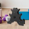Kisangel Dumbbell Rack 3-Tier Plastic Weight Storage Stand Small Space-Saving Dumbbell Holder for Home Gym Exercise Equipment view 3