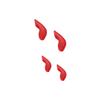 Replacement Nose piece Nose Pads for Oakley X Squared OO6011/X Metal Penny Sunglasses - Red view 1