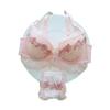 Cute Girls Underwear Set Sweet Lace Bra Gathered Sexy Fall And Winter Kawaii Lolita Bras And Panty Cosplay Lingerie (Color : pink, Size : 85E) view 1