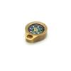 Husiwugear Pocket Brass Compass: Orienteering Compass Hiking Survival Tool view 1