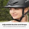 OutdoorMaster Equestrian Helmet, Horse Riding Helmet with Sun Visor and Excellent Ventilation, Adjustable Safe Helmet for Men, Women & Youth view 4