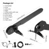 DAUERHAFT Kayak Rudders Kit, Canoeing Rudder Replacement Parts, Tail Vane Rudder Set for Sea Kayaks Fishing Boat Ship view 2