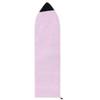 Hlsicnalm Surfboard Sock Cover 6Ft Pink and White Stripe Surfboard Protector Bag Organizer Easy to Use Pink & White view 3