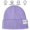 DASMINI Baby Beanie Toddler Winter Hat Infant Babies Newborn Kids Beanies Knit Hats Girl Boy (Lavender, 0-6mth) view 2