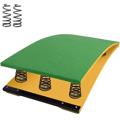 Anti-Skid Springboard Gymnastics Springboard Big Kids Junior Gymnastics Springboard, for Vault Home Vault Mini Trampoline, for School Home Gym Bar Basement,Green,Red