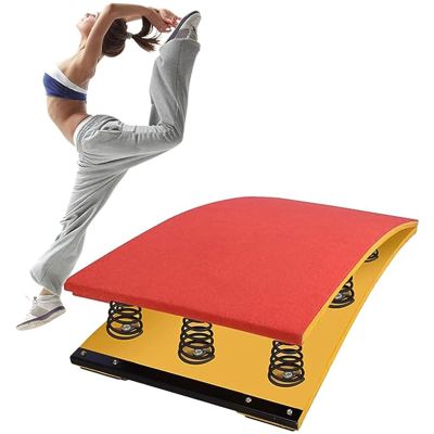 Curved Spring Board Big Kids Junior Gymnastics Springboard Big Kids Junior Gymnastics Springboard for Vault, Home Vault Mini Trampoline, for School Home Gym, Bar, Basement