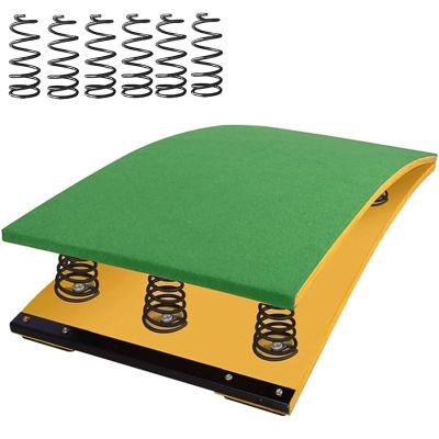 Anti-Skid Springboard Gymnastics Springboard Big Kids Junior Gymnastics Springboard, for Vault Home Vault Mini Trampoline, for School Home Gym Bar Basement,Green,Red