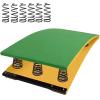 Anti-Skid Springboard Gymnastics Springboard Big Kids Junior Gymnastics Springboard, for Vault Home Vault Mini Trampoline, for School Home Gym Bar Basement,Green,Red view 1