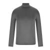 Xiaojmake Men's Winter Thermal Undershirt Long Sleeve Compression Shirts Mock Turtleneck Gym Sports Running Base Layer Tops Dark Gray view 4
