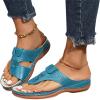 Ladmiple Sandals Women Comfortable Under 10 Orthopedic Sandals for Women Arch Support Flip Flops Soft Summer Beach Shoes Dressy Comfortable Wide Width Orthotic Slides 2024 view 2
