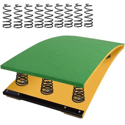 Anti-Skid Springboard Gymnastics Springboard Big Kids Junior Gymnastics Springboard, for Vault Home Vault Mini Trampoline, for School Home Gym Bar Basement,Green,Red