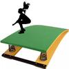 Heavy Duty Vault Spring Board for Kids Pro Curved Spring Board for Adult, Teen,Hardwood Gymnastics Springboard with Crash Protection Mats,or Child, Arts Springboard for Sports Club/Martial,Green, re view 1
