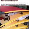 Heavy Duty Vault Spring Board for Kids Pro Curved Spring Board for Adult, Teen,Hardwood Gymnastics Springboard with Crash Protection Mats,or Child, Arts Springboard for Sports Club/Martial,Green, re view 3