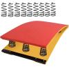 Anti-Skid Springboard Gymnastics Springboard Big Kids Junior Gymnastics Springboard, for Vault Home Vault Mini Trampoline, for School Home Gym Bar Basement,Green,Red