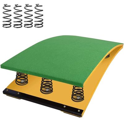 Anti-Skid Springboard Gymnastics Springboard Big Kids Junior Gymnastics Springboard, for Vault Home Vault Mini Trampoline, for School Home Gym Bar Basement,Green,Red