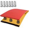 Anti-Skid Springboard Gymnastics Springboard Big Kids Junior Gymnastics Springboard, for Vault Home Vault Mini Trampoline, for School Home Gym Bar Basement,Green,Red