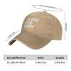DAIWOFEI I'm Fat Let's Party Ponytail Baseball Cap Vintage Denim Cowboy Hat view 4