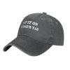 DAIWOFEI Put It On My Dad's Tab Ponytail Baseball Cap Vintage Denim Cowboy Hat view 2